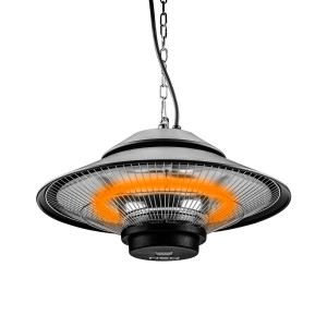Strålkastare 1500W, takmonterad, IP44, fjärrkontroll