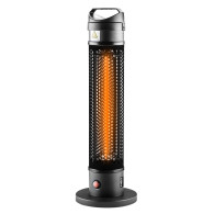 Strålningsvärmare 1000W, IP44, värmeelement av kolbaserad fiberlampa.