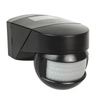 Sensorn Maclean, Väggmonterad, Rörelse, Skymning, 180° + 360°, 2000W, Svart, MCE295