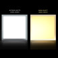 Panel LED Maclean, Taklampa, slim 40W, 595x595x8mm, neutral vit (4000K), raster, FLICKER-FREE funktion, MCE540