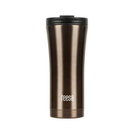 Termosmugg TEESA 500 ml mörkbrun