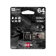 Minneskort microSD 64 GB UHS-I U3 Goodram med adapter
