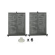 Rullgardiner till sidorutor svarta 2 st. x 55 cm bredd