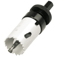 Bi-metall hålsågar 19-68 mm, set med 7 stycken.