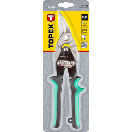 Sax för plåt 250 mm, höger