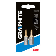 Końcówki wkrętakowe TX10 x 25 mm, 2 szt.