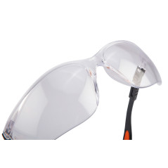 Skyddsglasögon i polykarbonat, vita linser