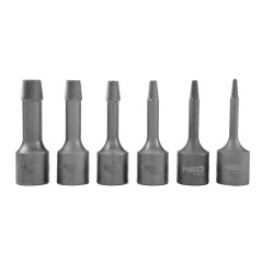 Skruvmejslar för skruvar, set med 6 stycken.