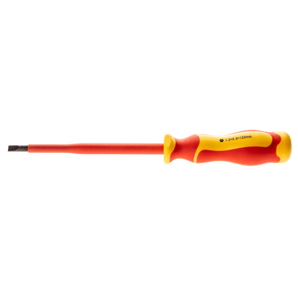 Platt skruvmejsel 1.0*5.5*125, 1000V