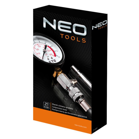 Kompressionstrycksmätare med adapteruppsättning