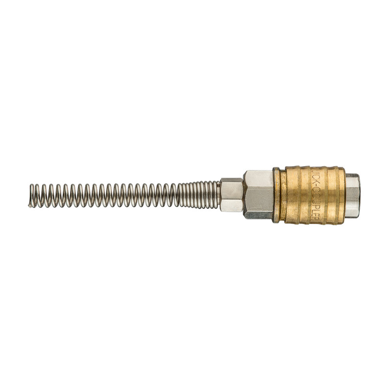 Snabbkoppling för kompressor med utlopp till 4 x 6 mm slang