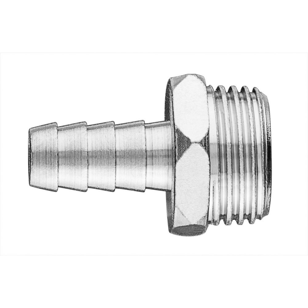 Anslutning till slang 10 mm med utvändig gänga 1/2' Anslutning till slang 10 mm med utvändig gänga 1/2'