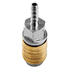 Snabbkoppling för kompressor med utlopp till 6 mm slang