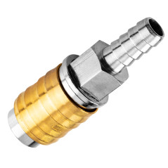 Snabbkoppling för kompressor med ände för 10 mm slang