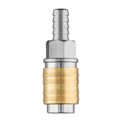 Snabbkoppling för kompressor med ände för 10 mm slang