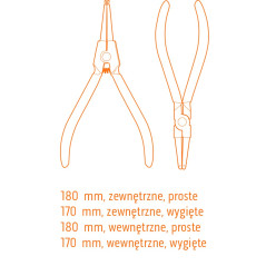 Tänger för att ta bort ringar, set om 4 stycken.