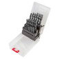 Borror för metall HSS-G, 1,0-13,0 mm, set med 25 stycken.
