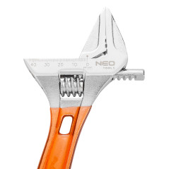 Justerbar nyckel kort 156 mm, omfång 0-43 mm