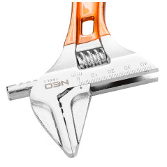 Justerbar nyckel kort 156 mm, omfång 0-43 mm