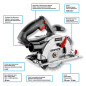 Batteridriven cirkelsåg Energy+ 18V, Li-Ion, skiva 150 x 10 mm, utan batteri