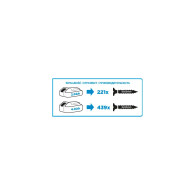 Trådborr/skruvdragare med slagfunktion Energy+ 18V, Li-Ion, chuck 13 mm, utan batteri.