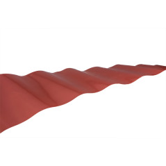 Kantsten för gräsmattor 15 cm x 9 m, brun