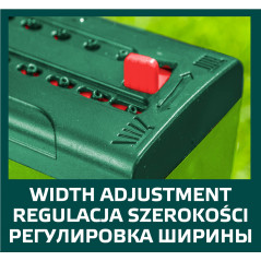 Oscillerande sprinkler med flerriktad räckviddsjustering, bevattningsyta upp till 208 m2.