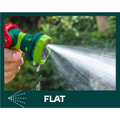 Ett set med en spraypistol, kopplingar och en anslutning till en 1/2-tums kran.