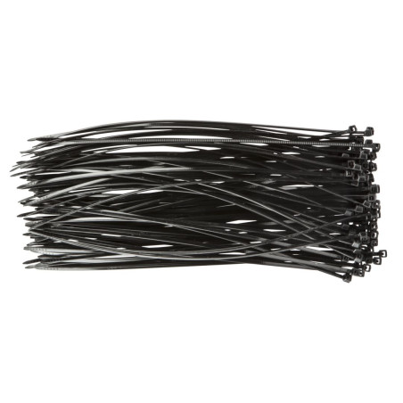 Spännband 2,5 x 200 mm, 100 st, svarta