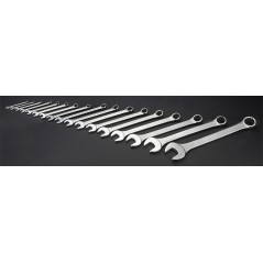 Skiftnycklar 8-32 mm, uppsättning av 17 stycken.