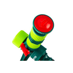 Trädgårdsspridare, justerbar vattenspridningsvinkel 0° - 360°, bevattningsområde upp till 78 m2.