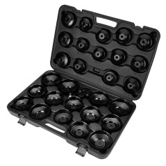 Hylsnyckelsats för oljefilter - 30 delar.