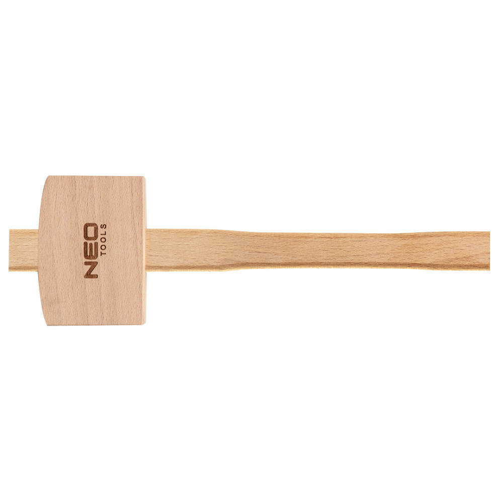 Młotek drewniany 300g, 100x70x46 mm, długość 320 mm Młotek drewniany 300g, 100x70x46 mm, długość 320 mm