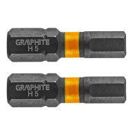 Bity udarowe HEX5 x 25 mm, 2 szt.