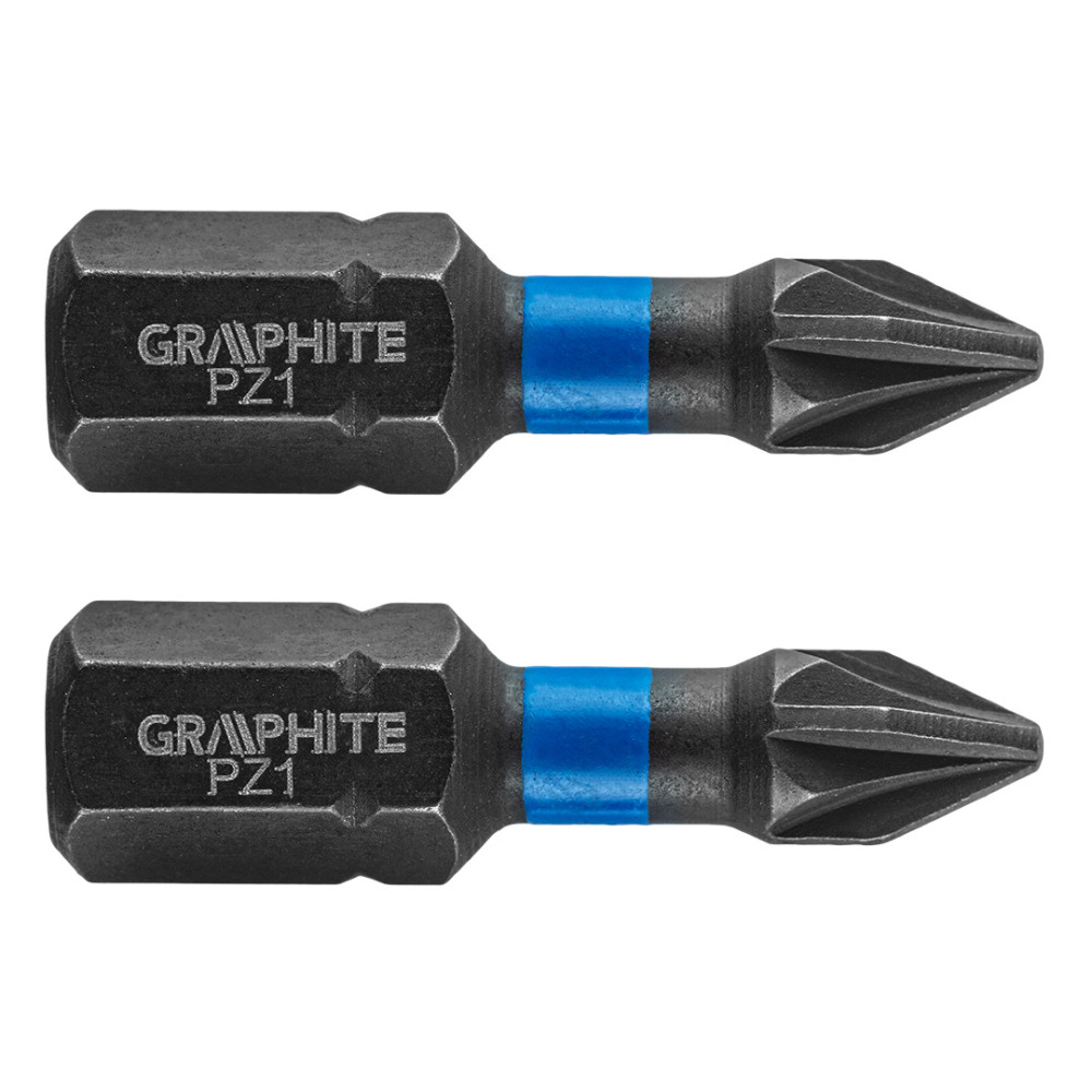 Bity udarowe PZ1 x 25 mm, 2 szt. Bity udarowe PZ1 x 25 mm, 2 szt.