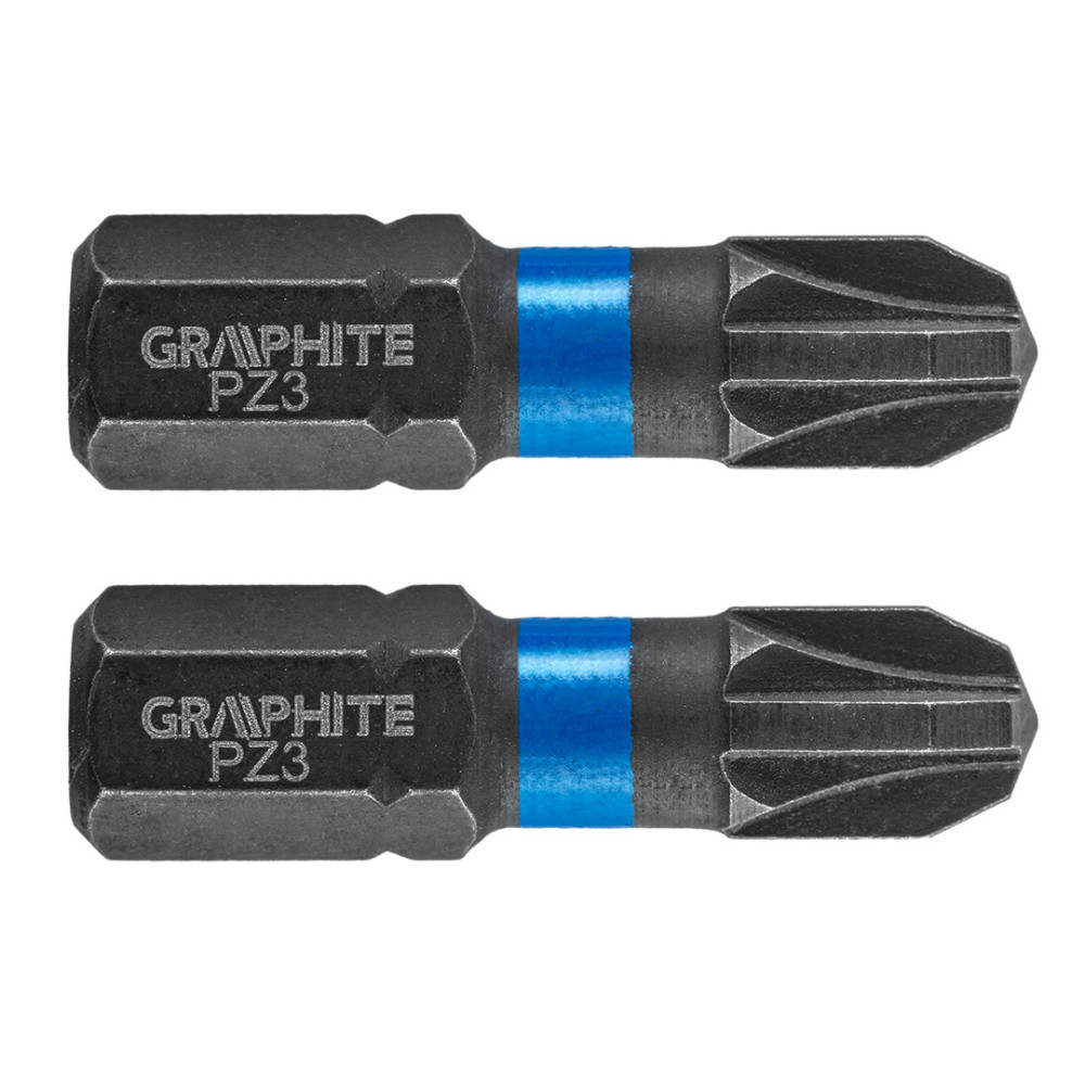 Bity udarowe PZ3 x 25 mm, 2 szt. Bity udarowe PZ3 x 25 mm, 2 szt.