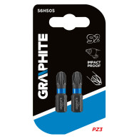 Slagbits PZ3 x 25 mm, 2 stycken.