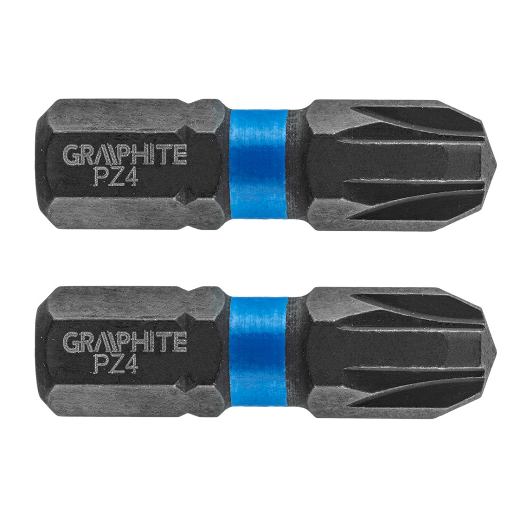 Slagbits PZ4 x 25 mm, 2 stycken.