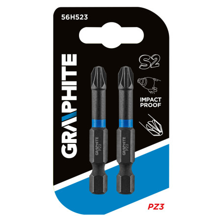 Slagbits PZ3 x 50 mm, 2 stycken.