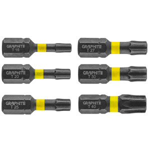Slagbits TX10/15/20/25/30/40 x 25 mm, 6 st.