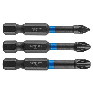 Slagbits PZ1/2/3 x 50 mm, 3 stycken.