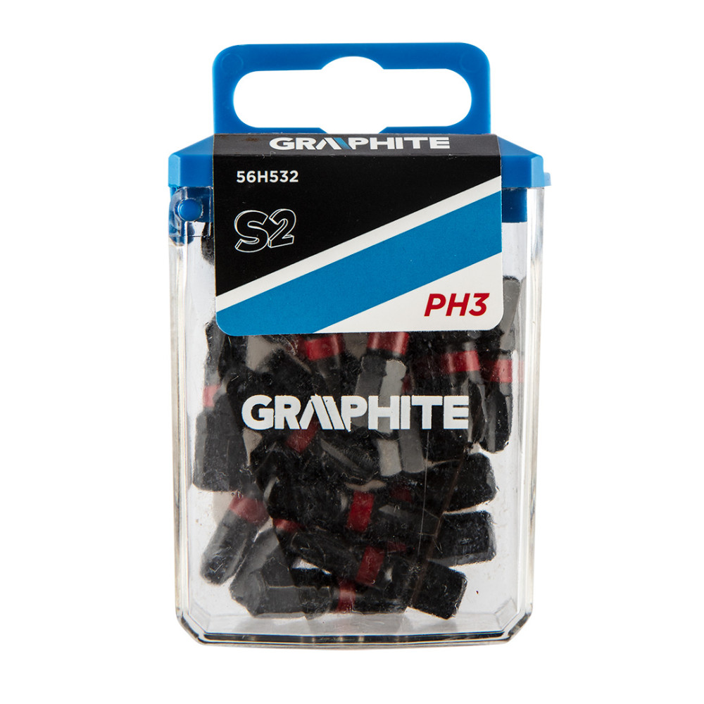 Bity udarowe PH3 x 25 mm, 20 szt. Bity udarowe PH3 x 25 mm, 20 szt.