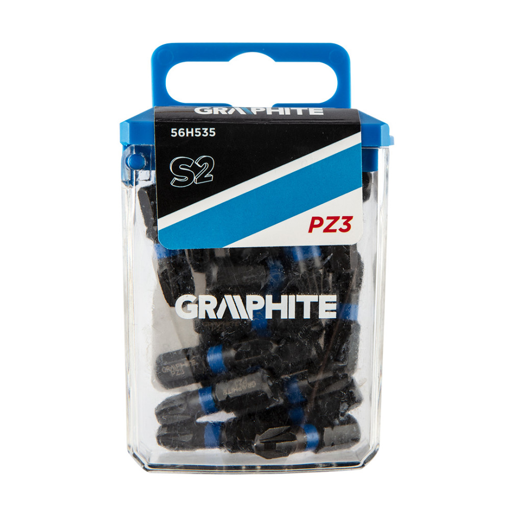 Bity udarowe PZ3 x 25 mm, 20 szt. Bity udarowe PZ3 x 25 mm, 20 szt.