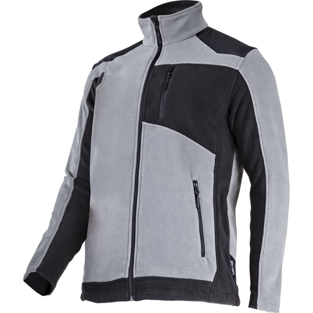 Bluza polar. ze wzmocnieniami szar.-czar., '3xl', ce, lahti