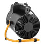 Elvärme 3 kW industri, justerbar inställning, IPX4