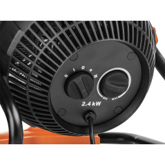 Värmefläkt och fläkt, 2 i 1, effekt 2400W, manuell modell