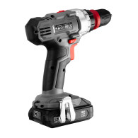 Borrskruvdragare Energy+ 18V, Li-Ion, avtagbart handtag 10 mm, 2 batterier 2Ah, laddare, väska