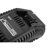 Borrskruvdragare Energy+ 18V, Li-Ion, avtagbart handtag 10 mm, 2 batterier 2Ah, laddare, väska