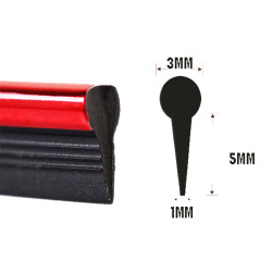 AG679 Dekorativ list 5m röd