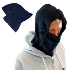 BQ42A Polar fleece balaclava 3-in-1 blå